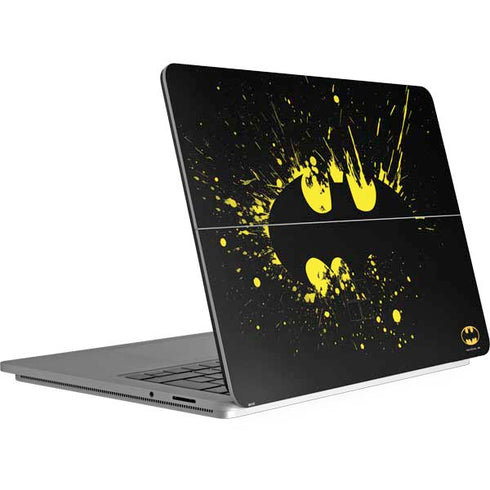 DC Comics Batman Logo Yellow Splash Surface Laptop Studio Skin